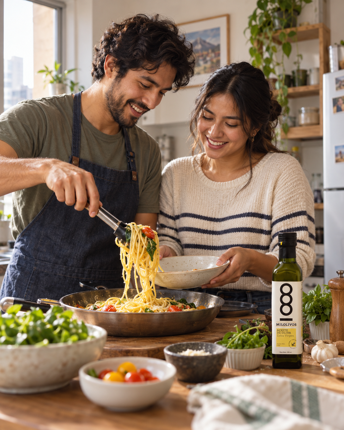 La primera cena juntos